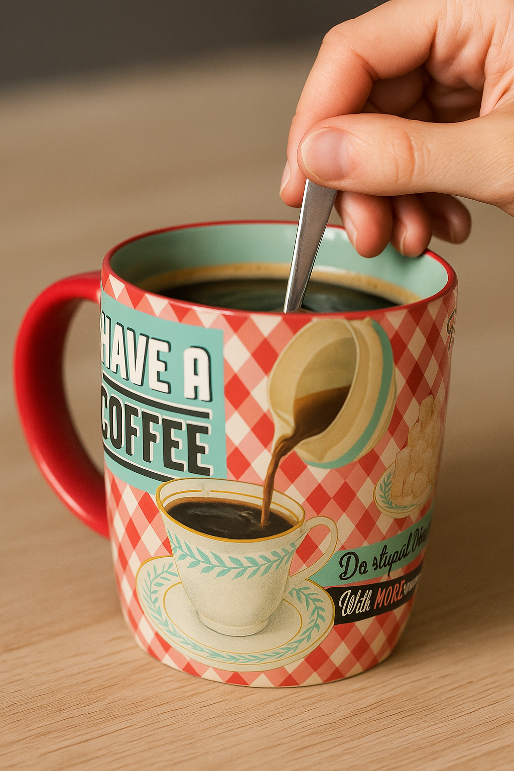 Keraaminen kahvimuki, 0,34L! Ota kahvia! Keraaminen kahvimuki, 0,34L! Ota kahvia!